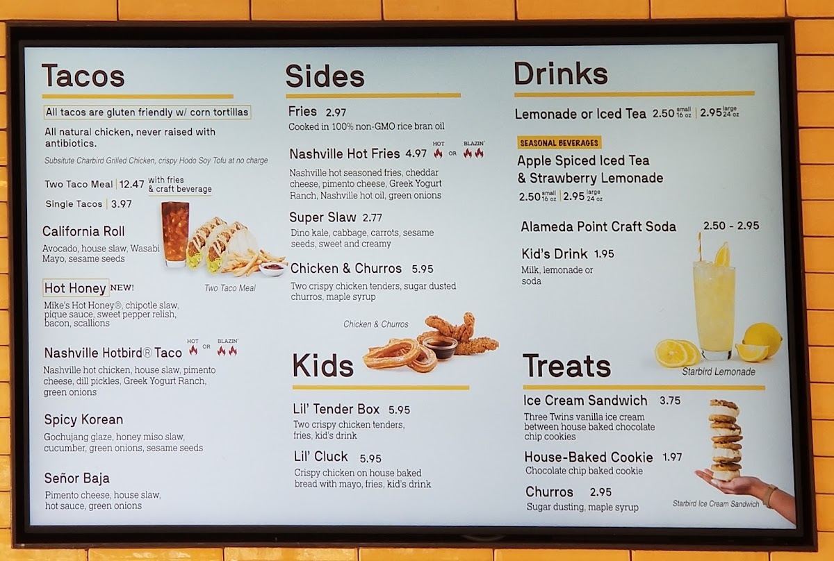 Starbird Chicken Menu - Image 4
